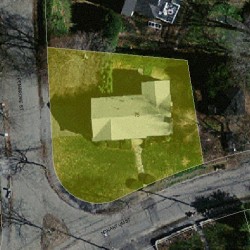 75 Nonantum St, Newton, MA 02458 aerial view