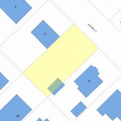 15 Adams St, Newton, MA 02460 plot plan