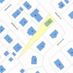 95 Prospect St, Newton, MA 02465 plot plan