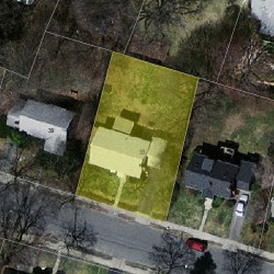 33 Barbara Rd, Newton, MA 02465 aerial view