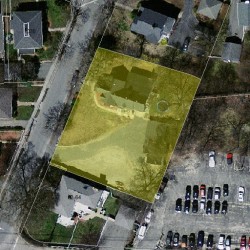 50 Rowe St, Newton, MA 02466 aerial view