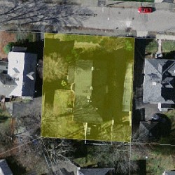 148 Warren St, Newton, MA 02459 aerial view