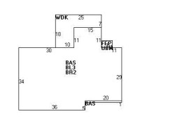 308 Homer St, Newton, MA 02459 floor plan