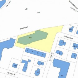 400 Centre St, Newton, MA 02458 plot plan