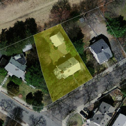 27 Randolph St, Newton, MA 02461 aerial view