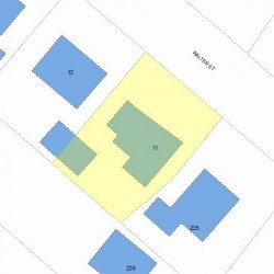 10 Walter St, Newton, MA 02459 plot plan