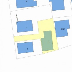 3 Willow Ter, Newton, MA 02459 plot plan