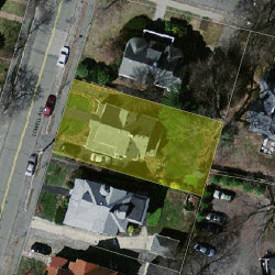 114 Lowell Ave, Newton, MA 02460 aerial view