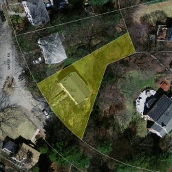 124 Neshobe Rd, Newton, MA 02468 aerial view