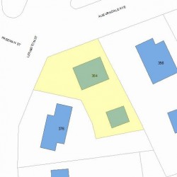 364 Auburndale Ave, Newton, MA 02466 plot plan