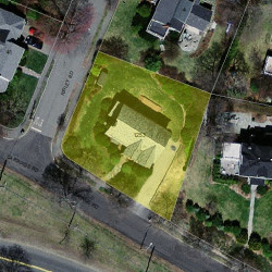 1253 Commonwealth Ave, Newton, MA 02465 aerial view