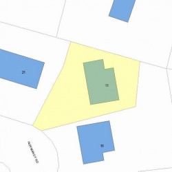 19 Normandy Rd, Newton, MA 02466 plot plan