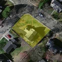 65 Hartman Rd, Newton, MA 02459 aerial view