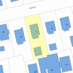 58 Court St, Newton, MA 02458 plot plan