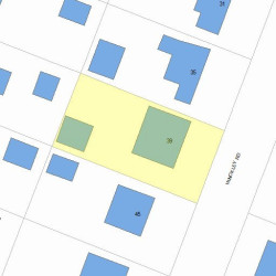 39 Hinckley Rd, Newton, MA 02468 plot plan