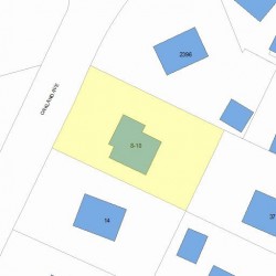 8 Oakland Ave, Newton, MA 02466 plot plan