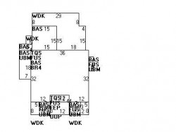 188 Ward St, Newton, MA 02459 floor plan