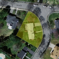 9 Karen Rd, Newton, MA 02468 aerial view
