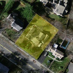 824 Dedham St, Newton, MA 02459 aerial view