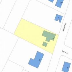 15 Sheridan St, Newton, MA 02465 plot plan