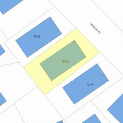 18 Lenglen Rd, Newton, MA 02458 plot plan