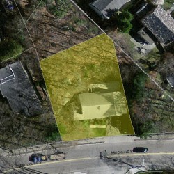 16 Brookline St, Newton, MA 02467 aerial view