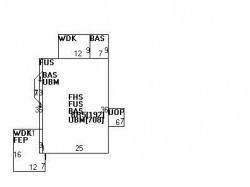 46 Berwick Rd, Newton, MA 02459 floor plan