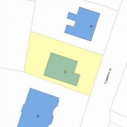 23 Cummings Rd, Newton, MA 02459 plot plan