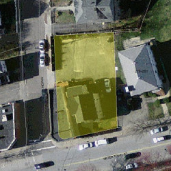 289 Watertown St, Newton, MA 02458 aerial view