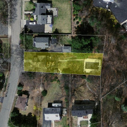 45 Moulton St, Newton, MA 02462 aerial view