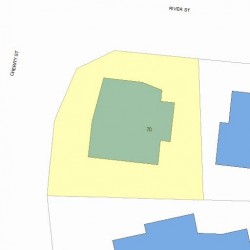 70 River St, Newton, MA 02465 plot plan