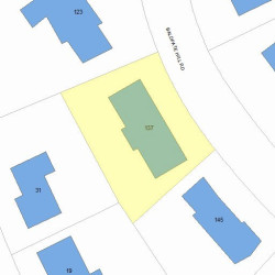 137 Baldpate Hill Rd, Newton, MA 02459 plot plan