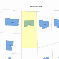 1370 Commonwealth Ave, Newton, MA 02465 plot plan