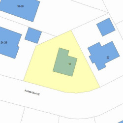 18 Furbush Ave, Newton, MA 02465 plot plan