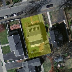 62 Otis St, Newton, MA 02460 aerial view