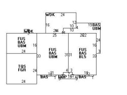 12 Alban Rd, Newton, MA 02468 floor plan