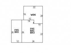 84 Fordham Rd, Newton, MA 02465 floor plan