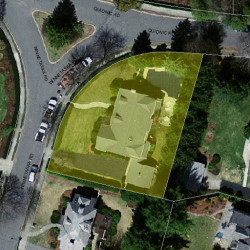 8 Winnetaska Rd, Newton, MA 02468 aerial view