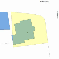 1 Chestnut St, Newton, MA 02465 plot plan