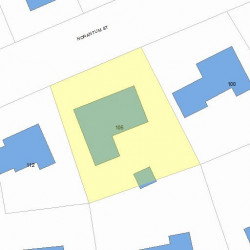 106 Nonantum St, Newton, MA 02458 plot plan