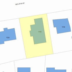 1118 Boylston St, Newton, MA 02464 plot plan