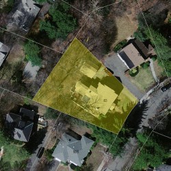 83 Commonwealth Park, Newton, MA 02459 aerial view