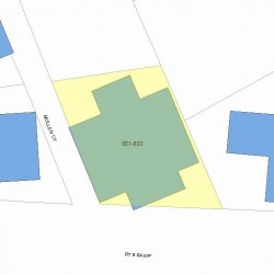 833 Boylston St, Newton, MA 02461 plot plan