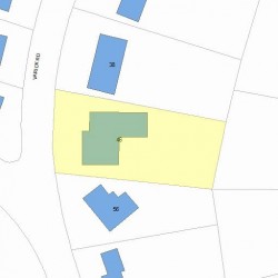 46 Varick Rd, Newton, MA 02468 plot plan