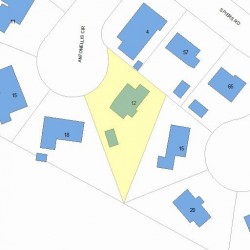 12 Antonellis Cir, Newton, MA 02459 plot plan