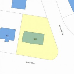1063 Commonwealth Ave, Newton, MA 02459 plot plan