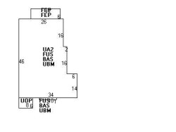 16 Jefferson St, Newton, MA 02458 floor plan