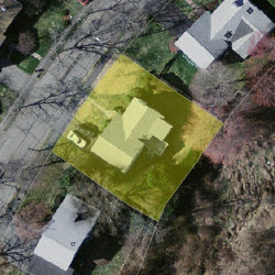 25 Brandeis Rd, Newton, MA 02459 aerial view
