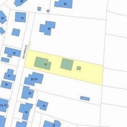 26 Cottage Pl, Newton, MA 02465 plot plan