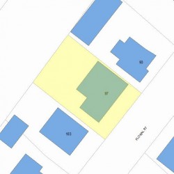 97 Floral St, Newton, MA 02461 plot plan